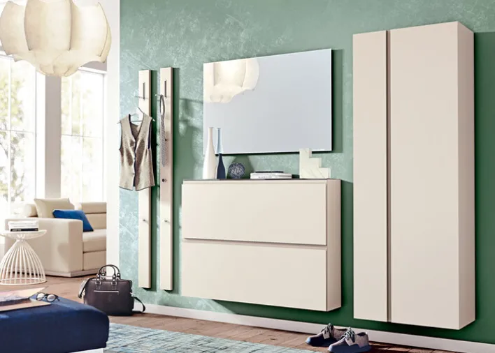 Garderobenpaneel GARDASEE 10 x 165 cm taupe