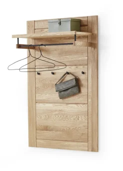 Garderobenpaneel  JURIA 80 x 120 cm Eiche massiv