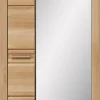Garderobenschrank 74 x 201 cm Front Kernbuche massiv lackiert