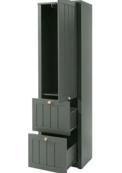 Garderobenschrank ASCOT 60 x 204 cm grün/goldfarbig