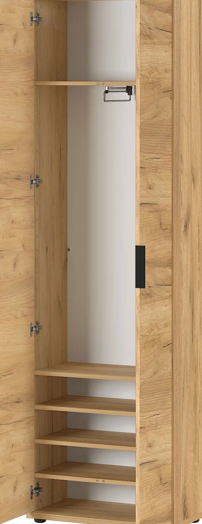 Garderobenschrank FIRE 59 x 199 cm Navarra Eiche