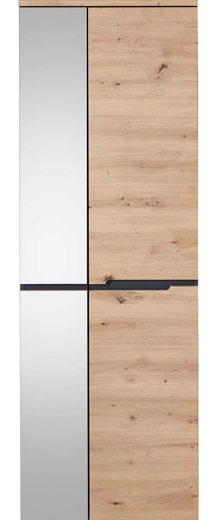 Garderobenschrank MEMPHIS 65 x 197 cm Artisan Eiche/ Graphitgrau