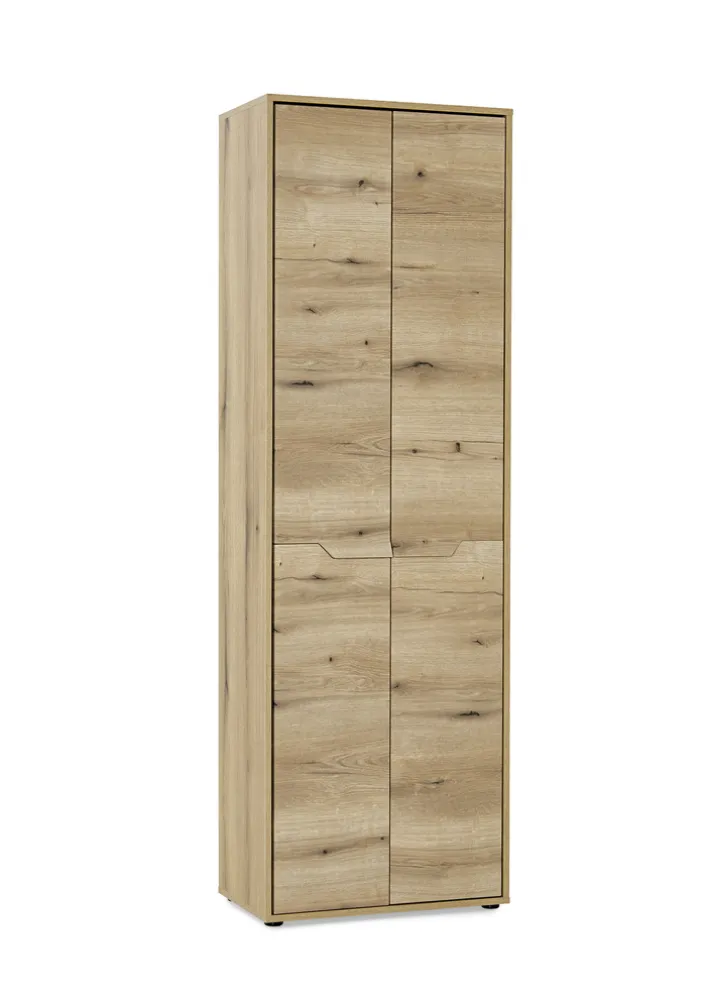 Garderobenschrank PERADO 64 x 197 cm braun - Eiche Evoke Dekor