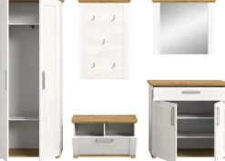 Garderobenschrank VERONA Sibiu Lärche / Artisan Eiche NB