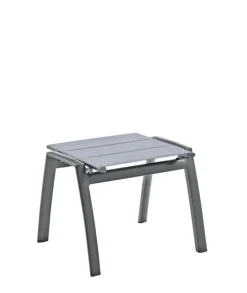 Gartenhocker LIVORNO hellgrau