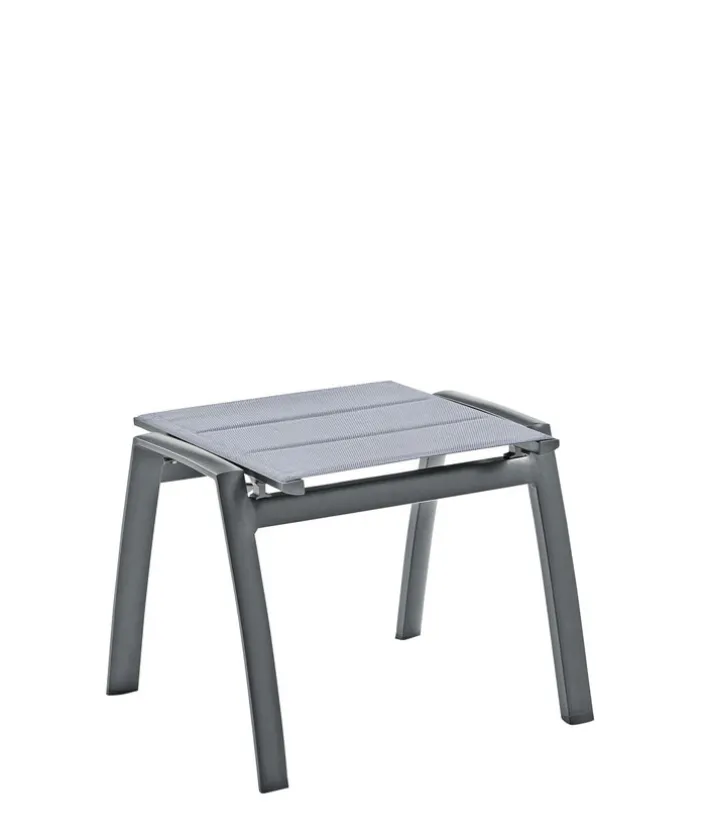 Gartenhocker LIVORNO hellgrau