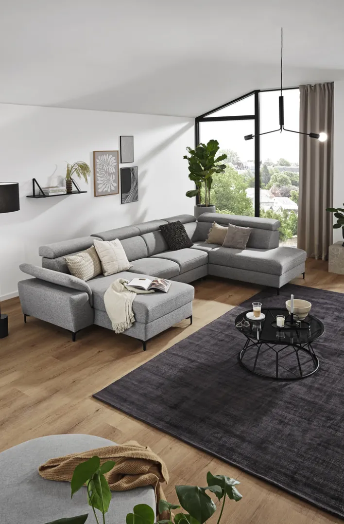 GIOVANNI d'Alberto Wohnlandschaft BRAGA hellgrau