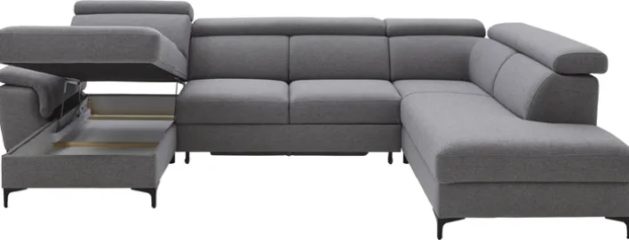 GIOVANNI d'Alberto Wohnlandschaft BRAGA hellgrau