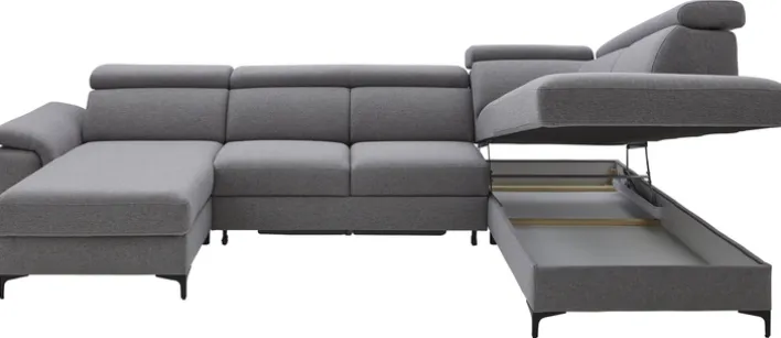 GIOVANNI d'Alberto Wohnlandschaft BRAGA hellgrau