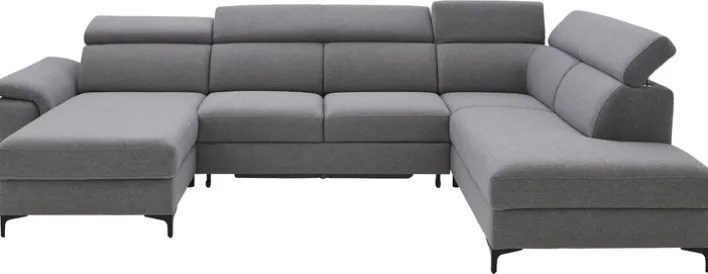 GIOVANNI d'Alberto Wohnlandschaft BRAGA hellgrau