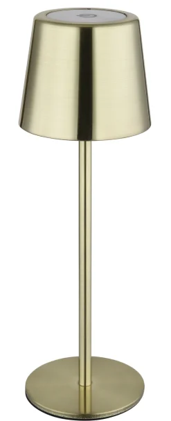 GLOBO Akku LED Tischlampe VANCOUVER goldfarbig