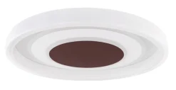 GLOBO CCT LED Deckenlampe GOFFI 69 cm weiß/braun
