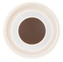 GLOBO CCT LED Deckenlampe GOFFI 69 cm weiß/braun