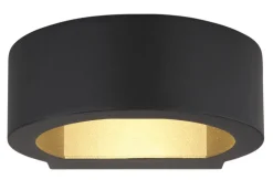 GLOBO LED Außenwandleuchte SLICE I schwarz