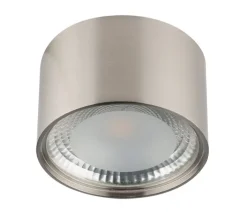 GLOBO LED Deckenlampe Ø 11 SERENA Nickelfarbig/satiniertes Glas