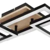 GLOBO LED Deckenlampe BOSSY 70 x 31 cm Holzoptik