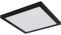 GLOBO LED Deckenlampe LASSE 29 x 29 cm schwarz
