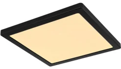 GLOBO LED Deckenlampe LASSE 29 x 29 cm schwarz