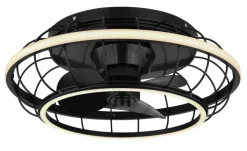 GLOBO LED Deckenlampe LEONHARD mit Ventilator