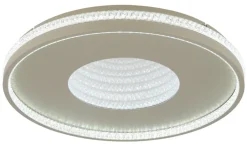 GLOBO LED Deckenlampe SHIRLEY 50 cm sandfarbig