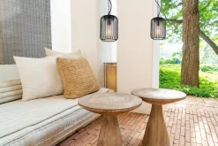 GLOBO LED Retrofit Außenhängeleuchte NINA schwarz