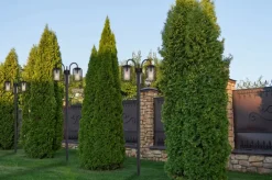 GLOBO LED Retrofit Mastleuchte ADELHEID 3-flg 180 cm schwarz