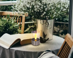 GLOBO LED Solarlampe MAD Edelstahl