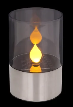 GLOBO LED Solarlampe MAD Edelstahl