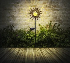 GLOBO LED Solarlampe Sonne NATALIA 81 cm