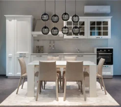 GLOBO Retrofit Balkenpendel HERMI II 8-flg schwarz