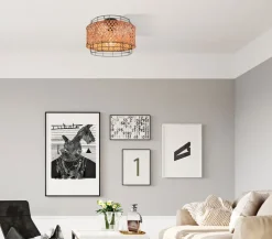 GLOBO Retrofit Deckenlampe GINA 35 cm