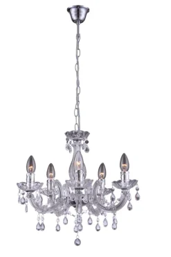 GLOBO Retrofit Kronleuchter CUIMBRA II 44 cm klar