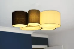 GLOBO Retrofit LED Deckenlampe MAKKI 90 x 76 cm