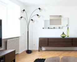GLOBO Retrofit Stehlampe PRISKA