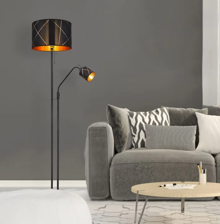 GLOBO Retrofit Stehlampe BEMMO 175 cm