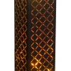 GLOBO Retrofit Stehlampe CLARKE 118 cm schwarz /goldfarbig