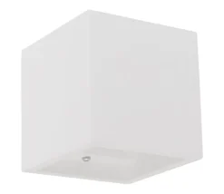 GLOBO Retrofit Wandleuchte CHRISTINE 11,5 x 11,5 cm weiß