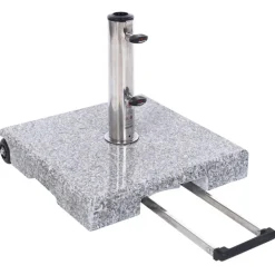 Granit Sonnenschirmständer TROLLY 50 kg