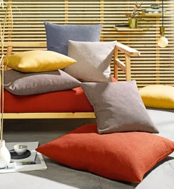 GÖZZE Kissenhülle FABRICIO 60 x 60 cm taupe