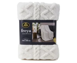 GÖZZE Wohndecke FREYA 150 x 200 cm weiß