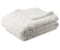 GÖZZE Wohndecke FREYA 150 x 200 cm weiß