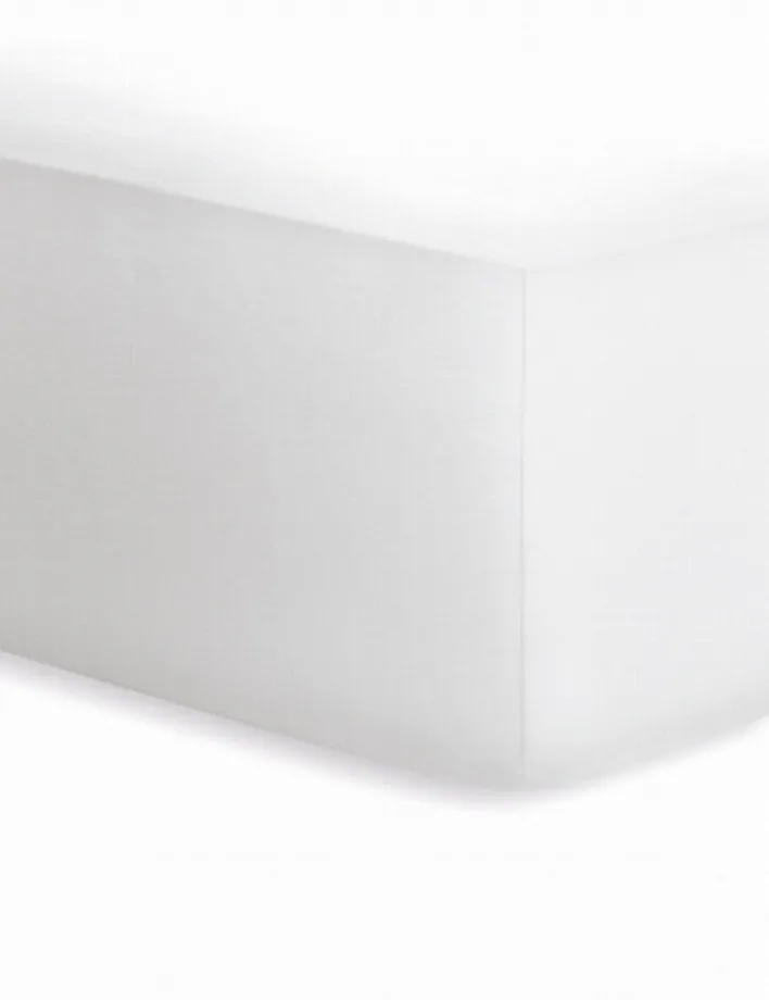HAHN Jersey-Boxspring-Spannbettlaken 90-100 x 200-220 cm weiß