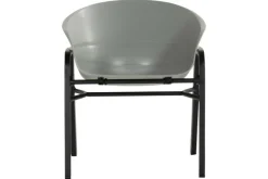 Hartman Gartenstuhl TUBB 2er Set schwarz /grau