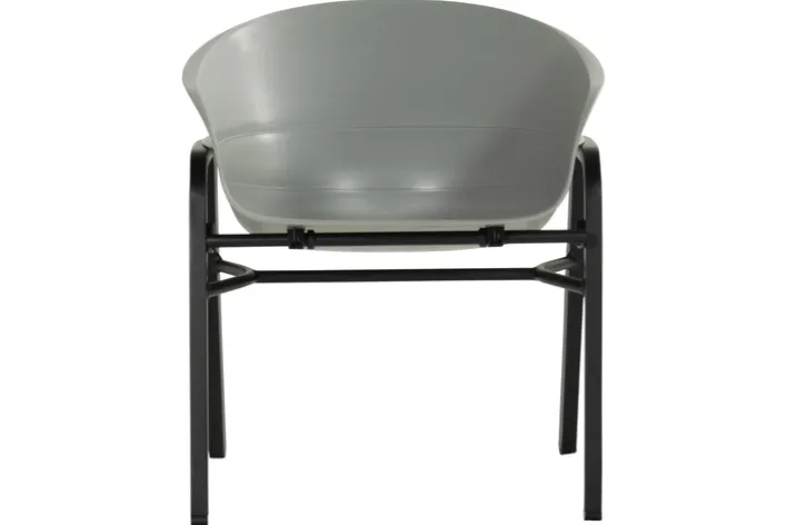 Hartman Gartenstuhl TUBB 2er Set schwarz /grau