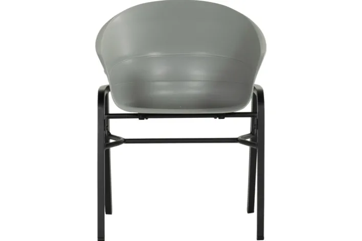 Hartman Gartenstuhl TUBB 2er Set schwarz /grau