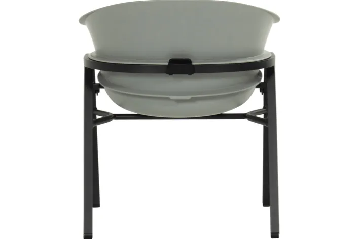 Hartman Gartenstuhl TUBB 2er Set schwarz /grau