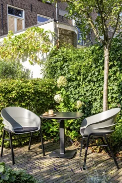 Hartman Gartenstuhl TUBB 2er Set schwarz /grau