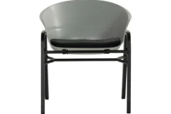 Hartman Gartenstuhl TUBB 2er Set schwarz /grau