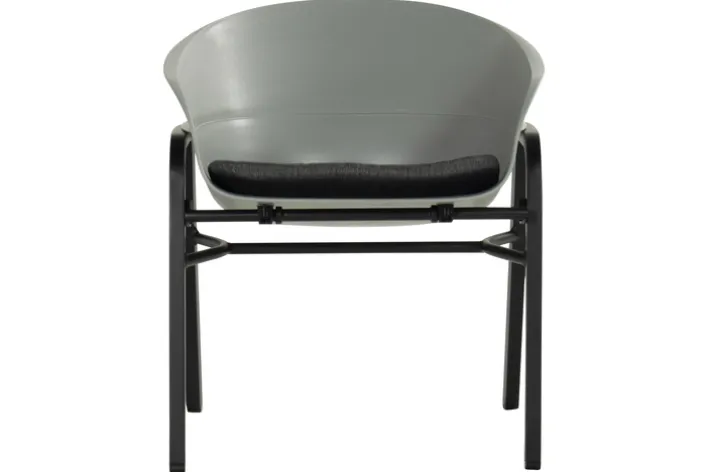 Hartman Gartenstuhl TUBB 2er Set schwarz /grau