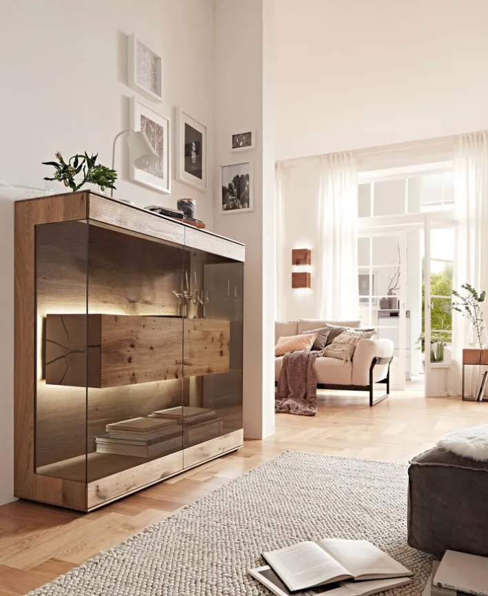 hartmann Highboard II CAYA 127 x 119 cm Kerneiche